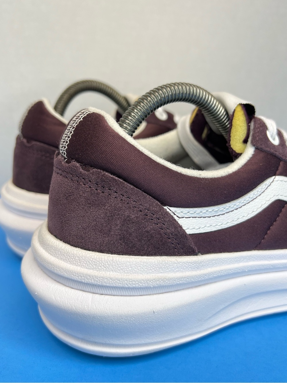 Vans Old Skool Overt CC Platform Sneaker Womens 9 Color:Wine Tasting LKNW! - Picture 6 of 15